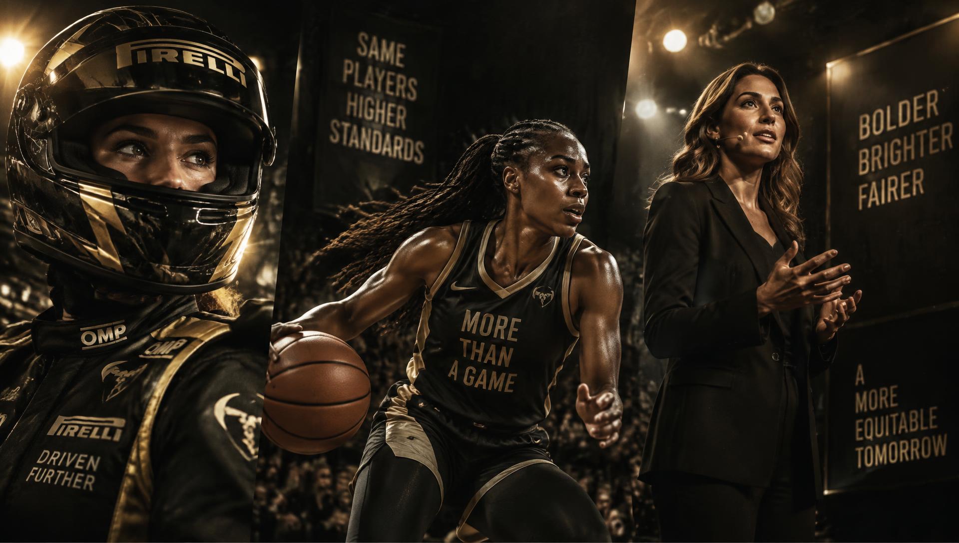 Women across motorsport, basketball and the stage at Studio IX Collective